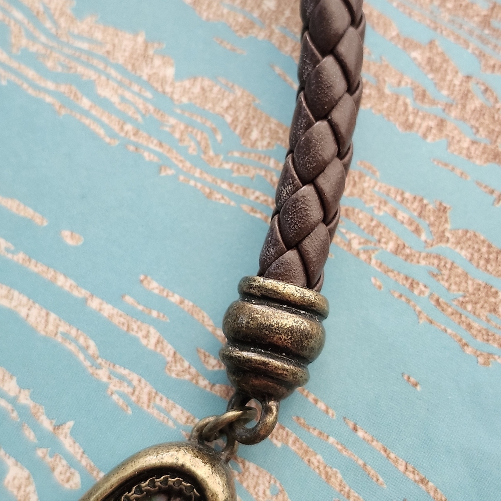 Abalone Shell Chunky Necklace Statement - image 7